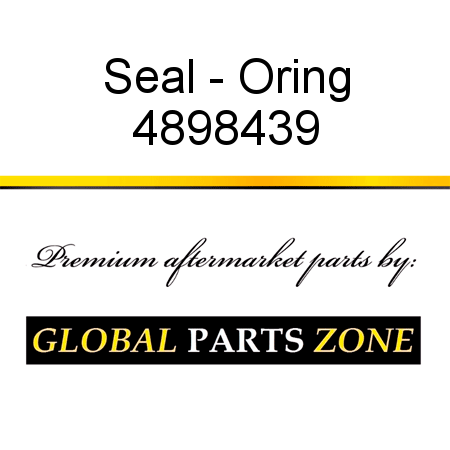 Seal - Oring 4898439