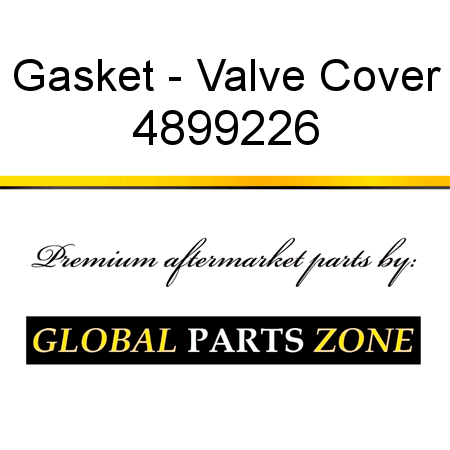 Gasket - Valve Cover 4899226