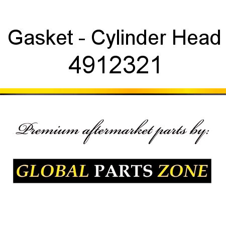 Gasket - Cylinder Head 4912321
