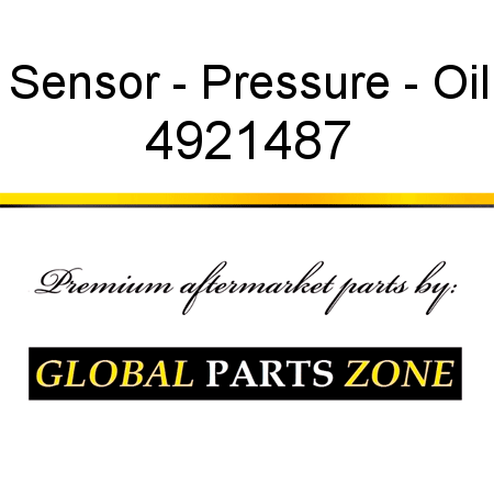 Sensor - Pressure - Oil 4921487