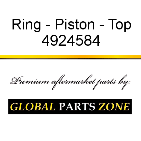 Ring - Piston - Top 4924584