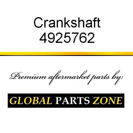 Crankshaft 4925762