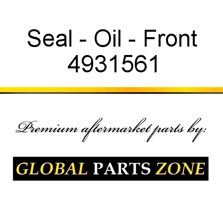 Seal - Oil - Front 4931561