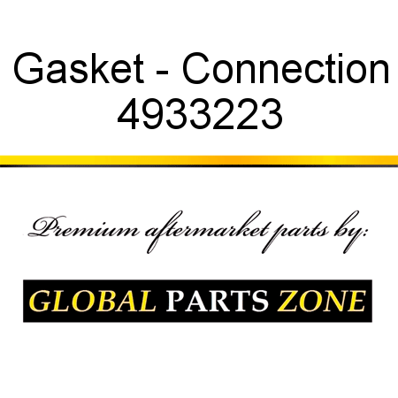 Gasket - Connection 4933223
