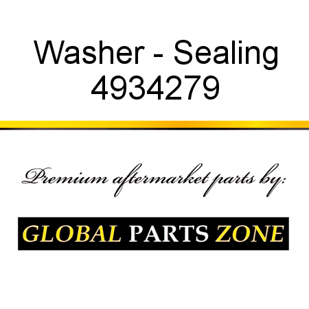 Washer - Sealing 4934279
