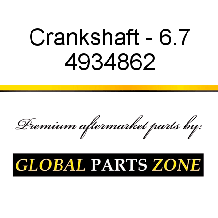 Crankshaft - 6.7 4934862