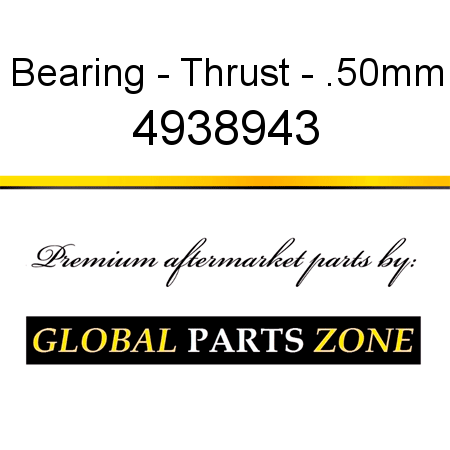 Bearing - Thrust - .50mm 4938943