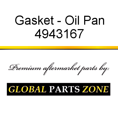 Gasket - Oil Pan 4943167