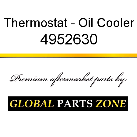 Thermostat - Oil Cooler 4952630