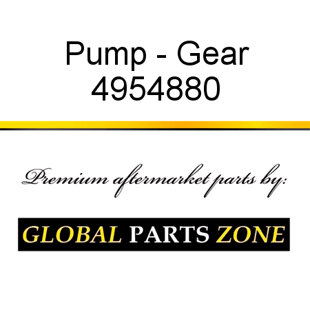 Pump - Gear 4954880