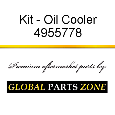 Kit - Oil Cooler 4955778