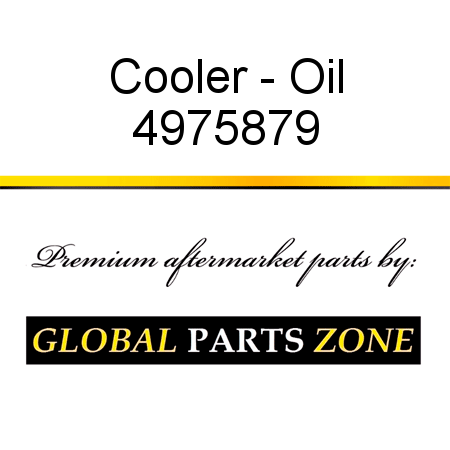 Cooler - Oil 4975879