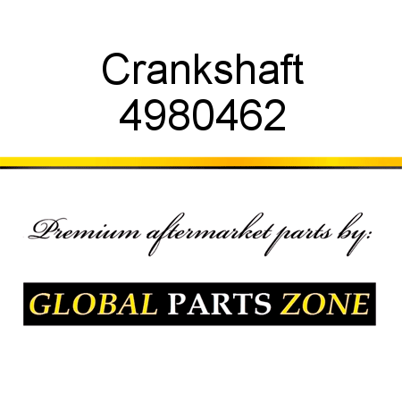 Crankshaft 4980462