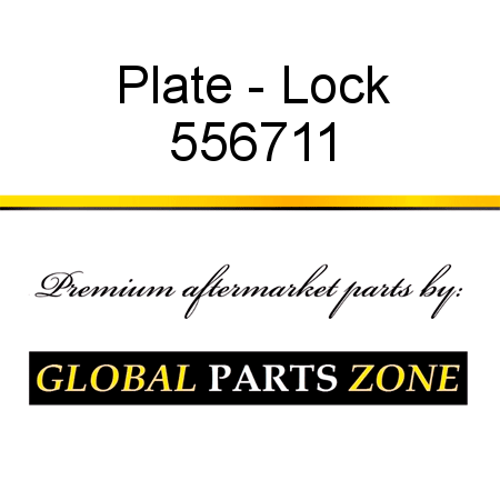 Plate - Lock 556711