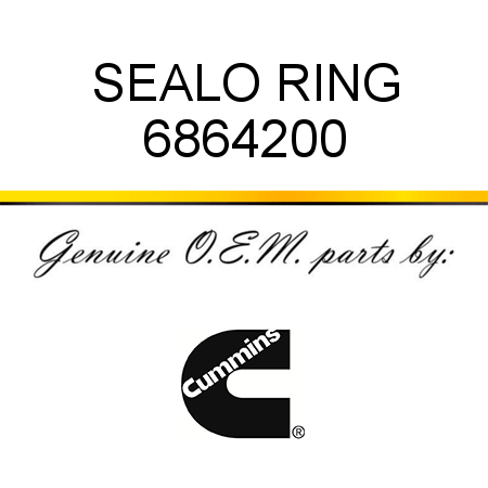 SEAL,O RING 6864200