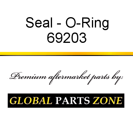 Seal - O-Ring 69203