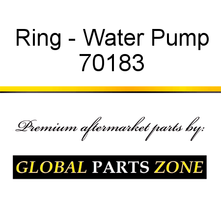 Ring - Water Pump 70183