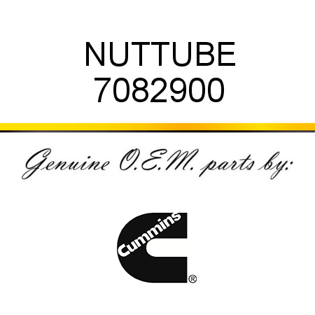 NUT,TUBE 7082900