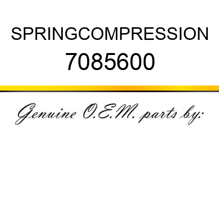 SPRING,COMPRESSION 7085600