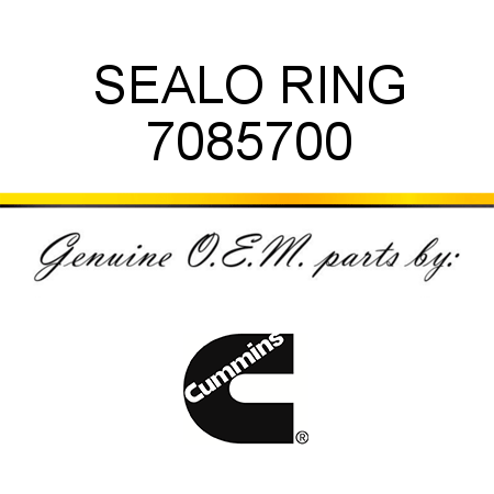 SEAL,O RING 7085700