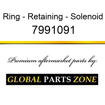 Ring - Retaining - Solenoid 7991091