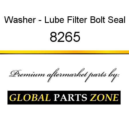 Washer - Lube Filter Bolt Seal 8265