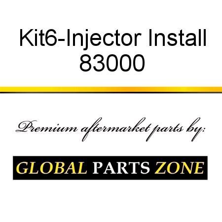 Kit,6-Injector Install 83000