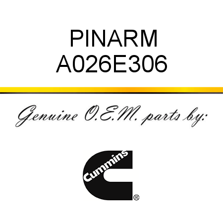 PIN,ARM A026E306