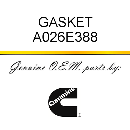 GASKET A026E388