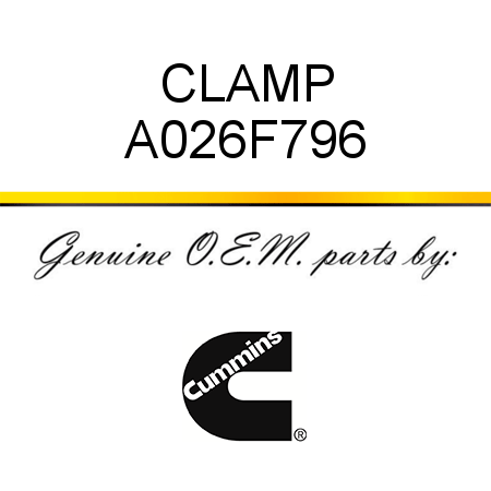 CLAMP A026F796