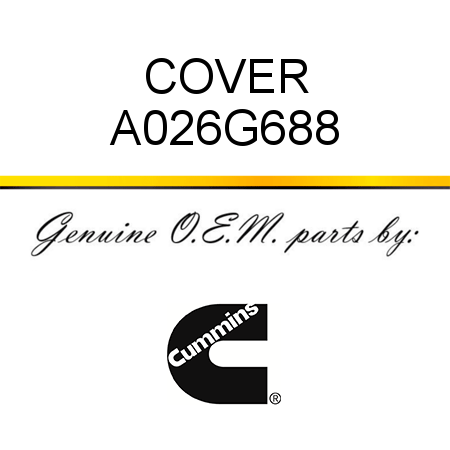 COVER A026G688