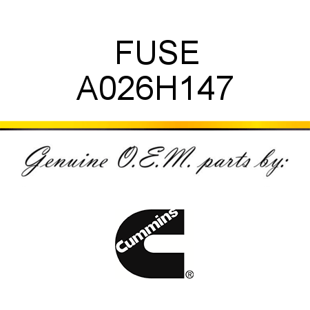 FUSE A026H147