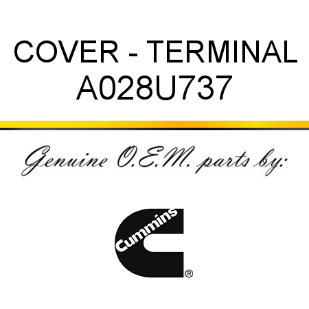 COVER - TERMINAL A028U737