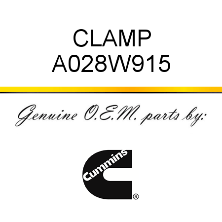 CLAMP A028W915