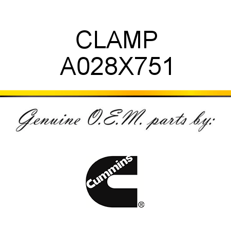 CLAMP A028X751