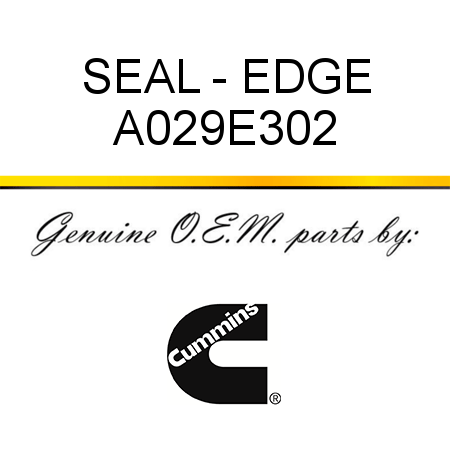 SEAL - EDGE A029E302