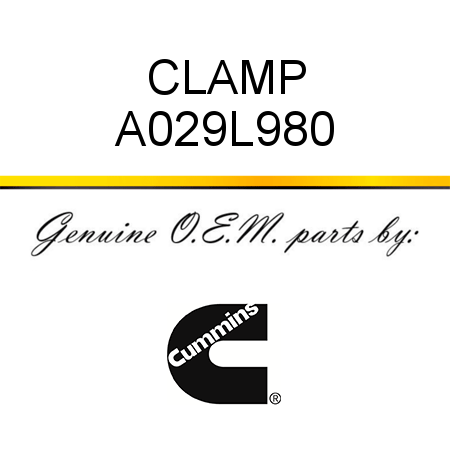 CLAMP A029L980