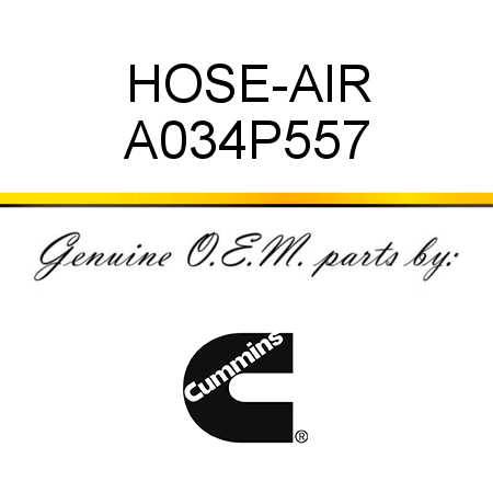 HOSE-AIR A034P557