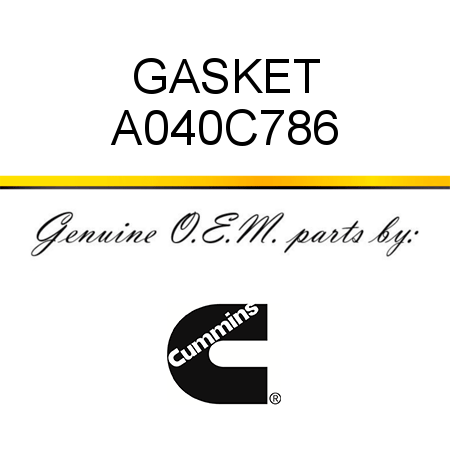 GASKET A040C786
