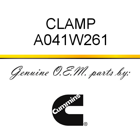 CLAMP A041W261