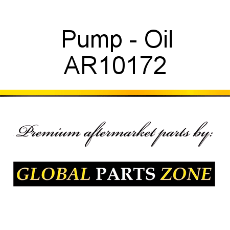 Pump - Oil AR10172