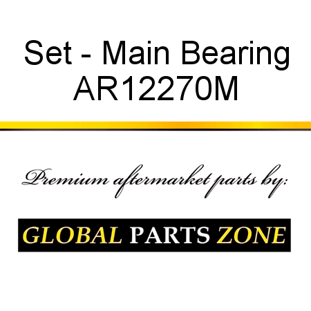 Set - Main Bearing AR12270M