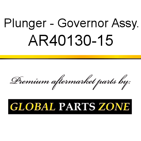 Plunger - Governor Assy. AR40130-15