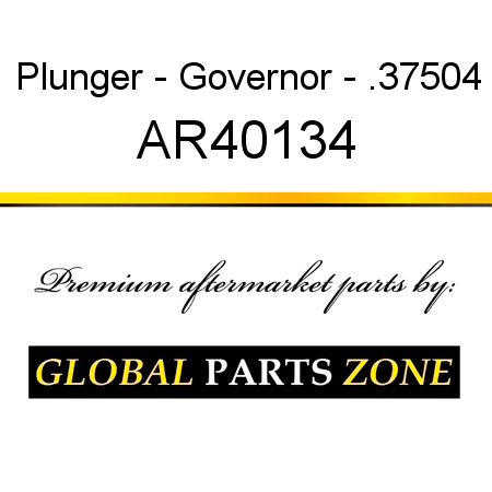 Plunger - Governor - .37504 AR40134