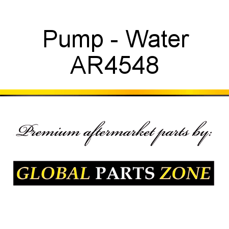 Pump - Water AR4548
