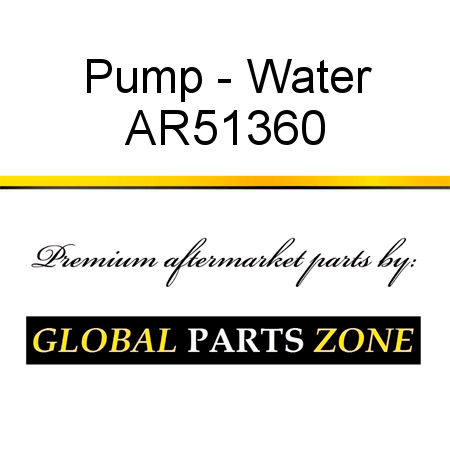 Pump - Water AR51360