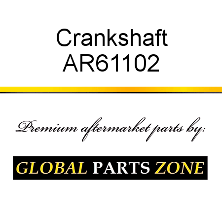 Crankshaft AR61102