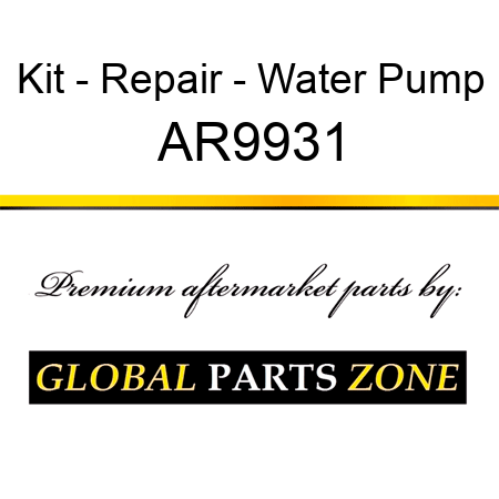 Kit - Repair - Water Pump AR9931