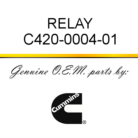 RELAY C420-0004-01