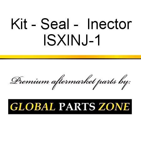 Kit - Seal -  Inector ISXINJ-1